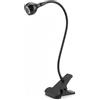SustVita Lampada da tavolo LED USB, lampada da scrivania compatta con clip per la lettura in studio (Luce calda)