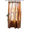 RAJBHOOMI HANDICRAFTS Tende colorate hippie che filtrano la luce, tende bohémien, per letto, a baldacchino, arazzo o trattamento per finestre, colore marrone (213 x 109 cm)