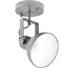 Licht-Erlebnisse DALLAS Compact Plafoniera Spot Antracite E14 Regolabile Vintage Plafoniera Cucina Corridoio