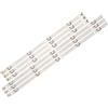 TUCANSBP 6 Pz/1 Set Striscia di Retroilluminazione A LED 4 + 5 Lampade Compatibile for LG 49 TV 17Y 49UJ65_A_27LED 49UJ630 49LJ614V 49UJ634V 49UJ670 49UJ651V 49UJ701V
