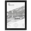 CLAMARO Set di 5 cornici portafoto 'COLLAGE', formato DIN A4 (21 x 29,7 cm), fatte a mano su misura, nero opaco, moderne, quadrate, in legno MDF, set di 5 cornici portafoto incluso vetro acrilico