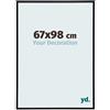 yd. Your Decoration - Cornice Puzzle 67x98 - Nero Lucente - Cornice Puzzle 1500-2000 pezzi - Plastica Cornice portafoto - Annecy