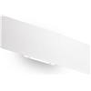 Ideal Lux Zig Zag - Lampada da parete a LED integrata, 29 cm, 2700 K, colore: Bianco