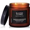 M&SENSE Candela profumata cade e patchouli, 70 ore di tempo di combustione, candela a lunga durata per la decorazione domestica, 330g, regalo di inaugurazione della casa, candela di cera