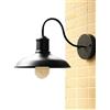 Bexdug Sconce da parete retrò, Sconce da parete vintage - Lampada da esterno rustica - Lampada da parete per esterno, applique per bar caffetteria ristorante loft antico, applique da parete