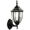 Generico UNIVERSO LAMPADA LANTERNA FARETTO DA MURO APPLIQUE DA GIARDINO E27 DA ESTERNO IP45 NERO