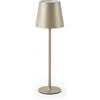 K2 STORE Lampada da Tavolo Touch Colore Beige Senza Fili Ricaricabili, LED Dimmerabili con 3 Tonalità di Luce 3000-6500K, Impermeabili IP54, Ideali per Interni ed Esterni
