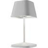 sompex Villeroy & Boch - Lampada da tavolo Napoli 2.0 LED, dimmerabile, batteria e stazione di ricarica, colore: Bianco