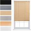 FURNISHED Persiane veneziane in PVC su misura per casa e ufficio Nuove - Naturale 150W x 150H cm