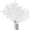 TOYANDONA 50 Pezzi Mazzi Di Fiori Artificiali Con Perline Acriliche Gocce Di Fiori Di Cristallo Stelo Rami Plettri Nuziali Stringa Di Perline Decorazione Per Artigianato Fai Te Di Nozze