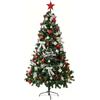 Kasaviva, Albero di Natale Artificiale Cervino (senza addobbi), per Ambiente Natalizio, Decora il Natale in Casa, montaggio semplice e veloce (150 cm)