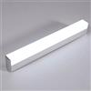 Jadssox Lampada Frontale a Specchio Moderno a Specchio, 6000K da Parete da Parete da Bagno, Luce Make-up, Bagno, Tavolo da Trucco con Illuminazione, Montatura Superficiale, 110-240V [Classe energetica A +]