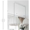 Lightswing® Twin Sistema di sospensione per 2 lampade a sospensione - Bianco Opaco - 90 cm - Sistema di Lampada Regolabile - Facile da Installare - Lampadario Soggiorno - Sistema di Sospensione