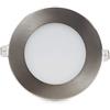 damastoreitalia Faretto LED da incasso a soffitto Ultra Slim Rotondo in Alluminio Satinato (Luce calda 3000K, 6W)