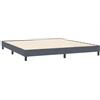 vidaXL Giroletto Senza Materasso Grigio Scuro 200x220 cm Velluto, mobili Camera da Letto, Letto Matrimoniale, Letto Imbottito, Rete Letto