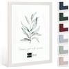 Bildershop-24 Cornice portafoto moderna stabile Paris, 20 x 28 cm, Magnolia, cornice intercambiabile, cornice per poster, puzzle
