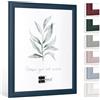 Bildershop-24 Cornice portafoto moderna stabile Dalia blu scuro 13 x 18 cm cornice per foto certificati, poster colore e dimensioni a scelta