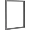 Bildershop-24 Cornice per giunti ombreggiati Lamia, 90 x 100 cm, grigio scuro, Kit di autoassemblaggio fai da te