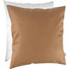 Kisska Fodera per cuscino in similpelle Kisska, cuscino decorativo, cuscino per divano, fodere per cuscini in similpelle, cuscino KUMO Zafferano 60x60 cm con imbottitura