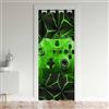 Loussiesd Tende per porte da gioco per privacy, lunghezza 200 cm, 30% -50% oscuranti, isolate termiche, divisorie, per gamer, armadio, tenda decorativa per camera da letto, soggiorno, corridoio, 1 pannello, 10