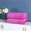 Chickwin Tinta Unita Plaid di Divano Flanella Plaid in Pile Coperte Calda Plaid in Pile di Flanella Microfibra Morbida Coperte Trapunta per Divano Singolo Matrimoniale (Rosa Rosso,200x230cm)