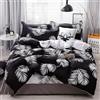 FANSU Copripiumino Una Piazza E Mezza 180x220cm-Set Parure Copripiumino Matrimoniale 180x220 in Microfibra 3 Pezzi con 2 Federa(50x75CM), Reversibile con Cerniera