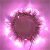 Partenopea serie stringa luminosa di luci 300 LED per albero di Natale da Esterno natalizie ed Interno controller con 8 giochi di luce e Memoria cavo trasparente (luce rosa, 15 metri)