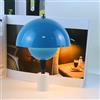 Starnearby Lampada Bottiglia Senza Fili Touch, Lampada da Tavolo Bottiglia LED Ricaricabile a Forma di Fungo, Lampada da Comodino Dimmerabile 3 Colori per Casa, Bar, Ristorante (Blu)