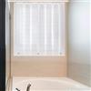 Arayarser, tenda da doccia in plastica impermeabile 48x48 per finestra del bagno, tenda da finestra in vinile resistente 48L x 48A, effetto seta smerigliato