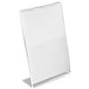Extrumol - Espositore verticale inclinato - Metacrilato - Supporto trasparente da 2 mm - Per menù, poster, prezzi e foto - Uso commerciale e decorativo - DIN A3, 420mm x 297mm