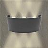 MAKA change your life quality Maka Lampada da Parete Interno Esterno 16W LED, Applique da Parete Grigio Moderno in Alluminio, Up Down Faretto da Parete Impermeabile IP65, decorativa per esterni (Luce calda 3000K)