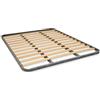 Bed Store SISTEMI RIPOSO Rete Da Appoggio Senza Piedi Doghe Strette Matrimoniale 160X195 Ortopedica Doppio Rinforzo