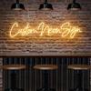 CustomizeFactory Insegne al neon personalizzate, grandi insegne al neon a LED personalizzate per bar, man cave, matrimonio, camera da letto, sala giochi, decorazione da parete, regalo di compleanno e decorazioni per