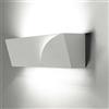 Kovalmax APPLIQUE IN GESSO LAMPADA DA PARETE SOGGIORNO LAMPADINA G9 VERNICIABILE GSE78