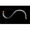 ILAB BRACCIO PER LAMPADARIO CRISTALLO TORCIGLIONE 38CM ORO RICAMBI LAMPADARI ACCESSORI