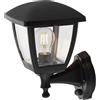 Lindby Applique da esterni dimmerabile con sensore di movimento (Moderno) colore Nero, parete esterna/parete casa abitazione terrazzo und balcone