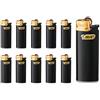 sunmondo Accendino Bic Mini Nero/Oro J25 25 Pezzi