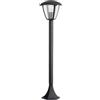 Kovalmax® Lampione da giardino terra 86 cm lanterna attacco e27 grigio