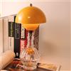 Starnearby Lampada Bottiglia Senza Fili Touch, Lampada da Tavolo Bottiglia LED Ricaricabile a Forma di Fungo, Lampada da Comodino Dimmerabile 3 Colori per Casa, Bar, Ristorante (Giallo)