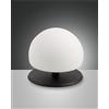 FABAS LUCE 3570-30-101 Tavolo Morgana Struttura in metallo e vetro soffiato Nero Regolazione luce al tocco