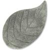 CASAbella Eva Tappeto Bagno Foglia 100% Cotone - Morbido - cm 50x90 (Grigio)