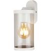 V-TAC VT-1149 Lampada LED da parete portalampada E27 trasparente applique corpo bianco IP44-23020