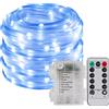 KINGCOO 200LED Striscia luminosa, catena di luci impermeabile 6,7M/22M, 8 modalità, luci a LED in filo di rame alimentate a batteria per decorazioni da interno ed esterno, giardino, matrimonio, festa