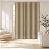 Generic Tende per Porte Personalizzate, Tende divisorie plissettate, Tende plissettate per bagni, studi e camere da Letto-Light Brown- W160xH200cm