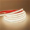 KISUFU Bianco naturale Striscia LED COB, Impermeabile IP68, DC 12V Alta luminosità 320 LED/m, Flessibile Nastri LED per Esterni, Feste, Decorazione per Feste, Insegne Pubblicitarie (3 metri)