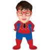 ASSIALL Cuscino Viso Personalizzato Mini Me Cuscini Personalizzati a Forma di Persona Bambola Fumetto con Stampa Fronte-Retro 3D Divano Auto Poli Cotone Lancia Cuscino Ornamento Casa