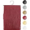IlGruppone Tenda A Fili Stringhe Anti Mosche Insetti Finestre Porta Finestra Elegante Tinta Unita Con Asola Passante Per inserimento Di Bastoni Zanzariera Adattabile Con Forbici - Bordeaux - 140x290 cm