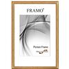 FRAMO Cornice foto barocco 35 x 40 cm in legno massello | Bordeaux Rosso Dorato | Colore/dimensione selezionabile | Cornice antica d'epoca retrò N°069