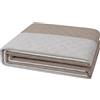 VKZ Trapuntino Matrimoniale Leggero, Piumino Estivo per Letto Matrimoniale, Trapunta Leggera Primaverile ed Estiva, Coperta Trapuntata,Tortora/fango