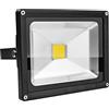 ALPHA DIMA 20W Proiettore Luce LED Faretto Per Esterno,Impermeabile IP65 Bianco Freddo 6000K Per Giardino Balcone Terrazzo Portico